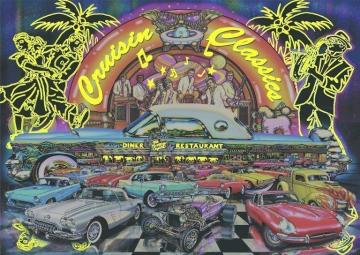 Art Puzzle Cruisin 1000 Parça Neon Puzzle