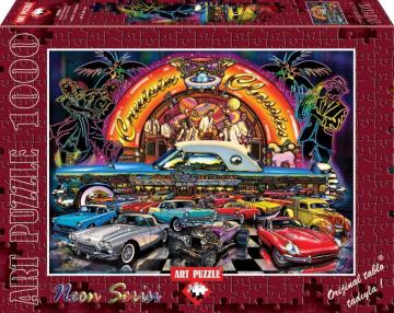 Art Puzzle Cruisin 1000 Parça Neon Puzzle