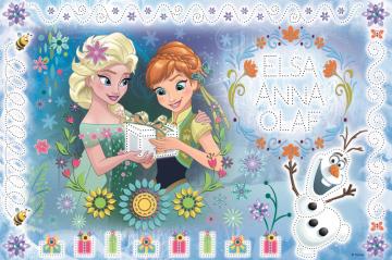 Trefl Puzzle Frozen 70 Parça Yapboz + Kalem