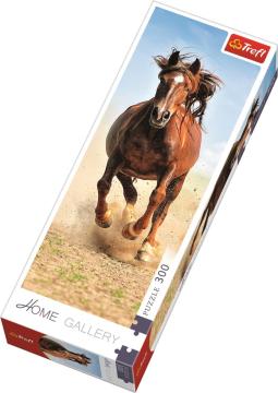 Trefl Puzzle Hoofbeats 300 Parça Panorama Puzzle