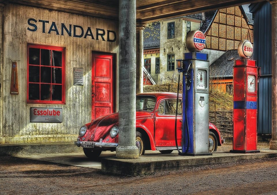 Yappuzz Kırmızı Vosvos 1000 Parça Puzzle