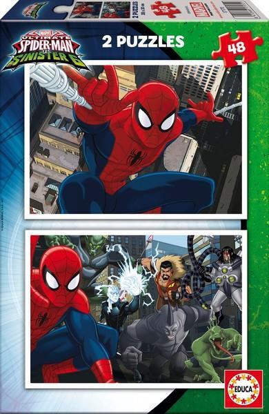 Educa Çoçuk Puzzle Spıder-Man 2X48  Parça Puzzle