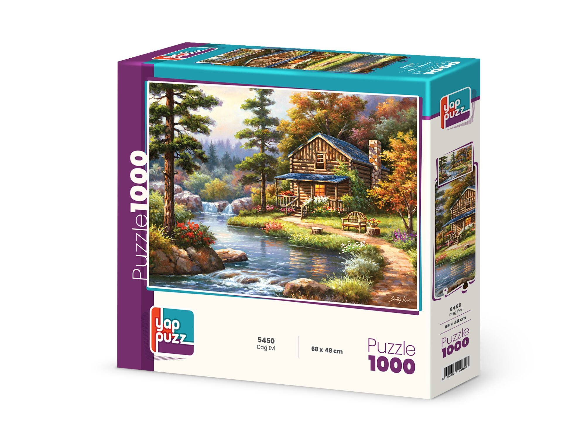 Yappuzz Dağ Evi  1000 Parça Puzzle