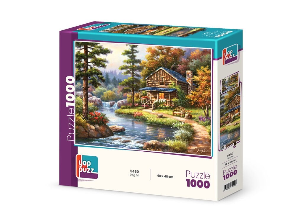 Yappuzz Dağ Evi  1000 Parça Puzzle