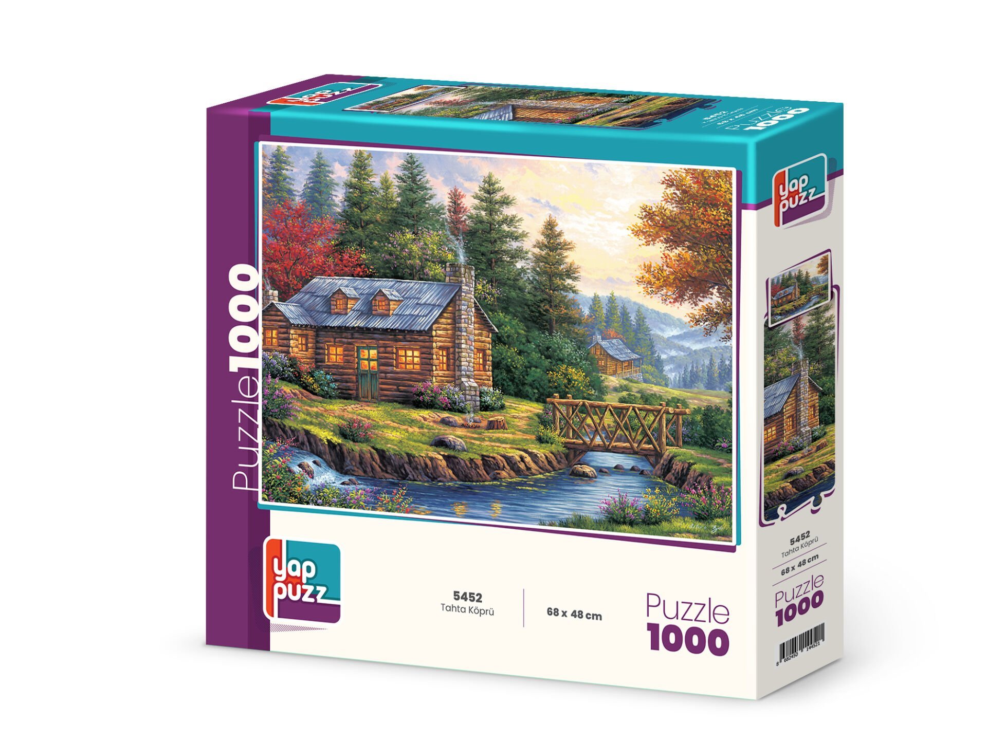 Yappuzz Tahta Köprü 1000 Parça Puzzle