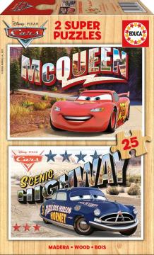 Educa Çoçuk Puzzle  Cars 2X25 Parça Puzzle