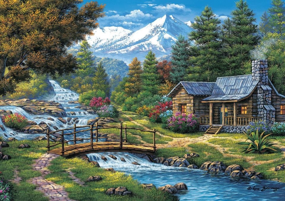 Yappuzz Karlı Dağ 1000 Parça Puzzle