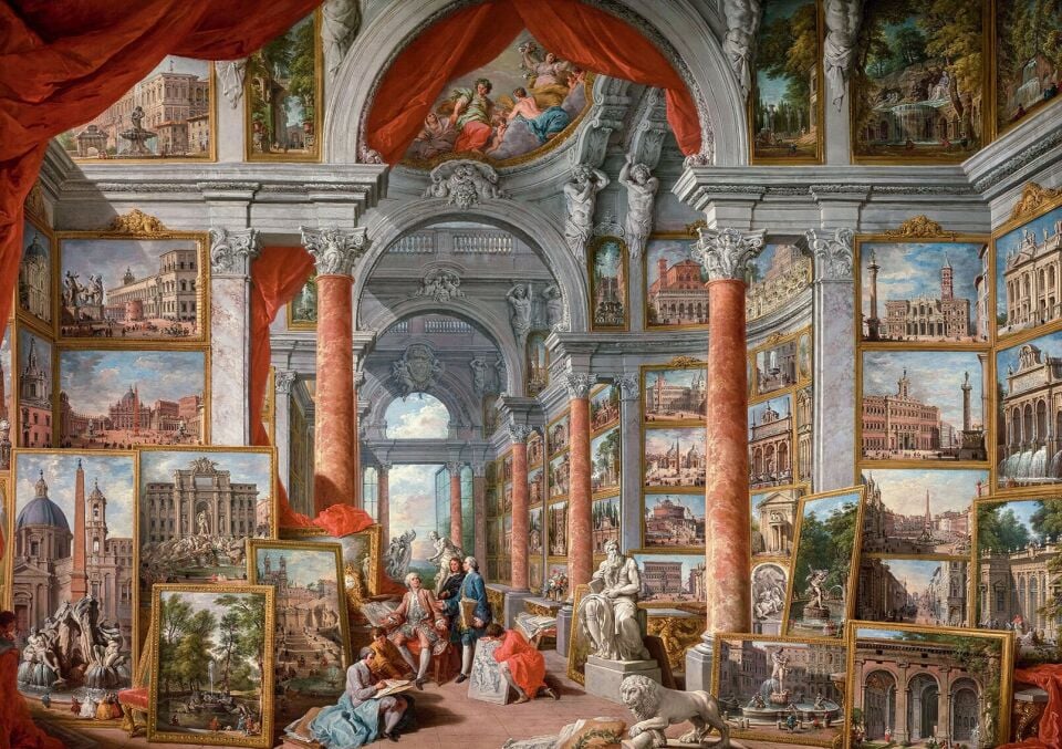 Yappuzz Modern Roma  1000 Parça Puzzle