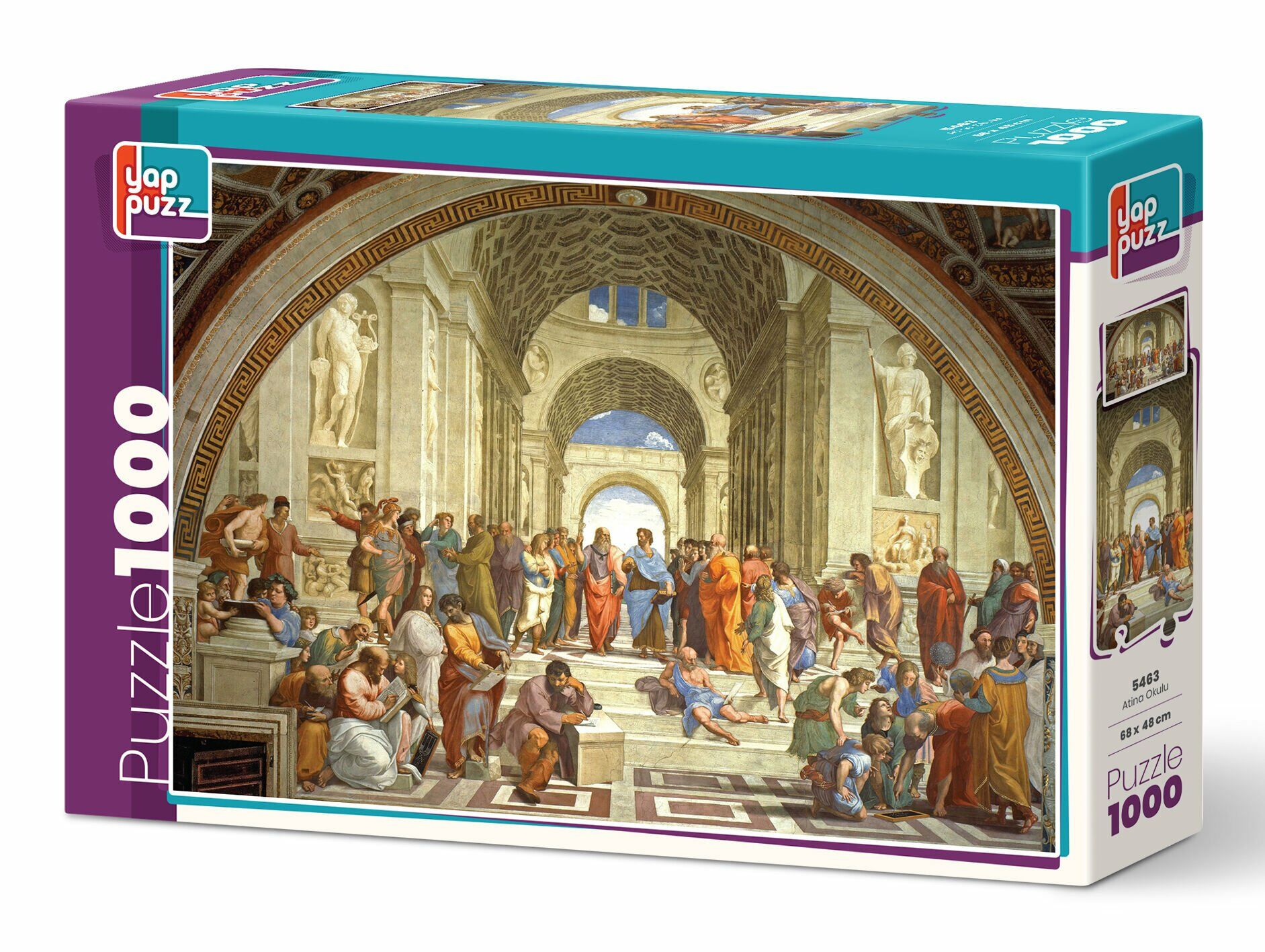 Yappuzz Atina Okulu 1000 Parça Puzzle