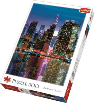 Trefl Puzzle Full Moon Over The Manhattan 500 Parça Puzzle