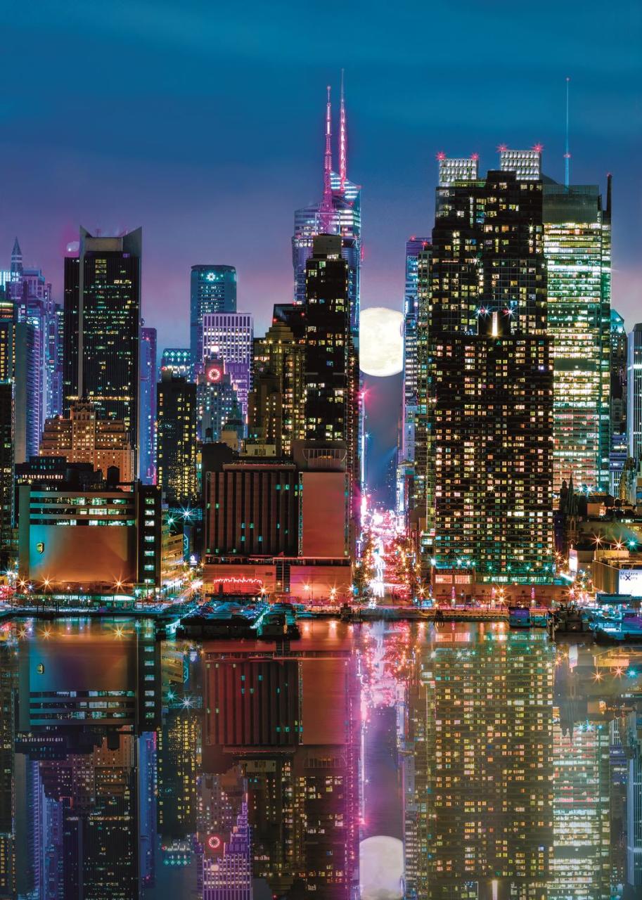 Trefl Puzzle Full Moon Over The Manhattan 500 Parça Puzzle