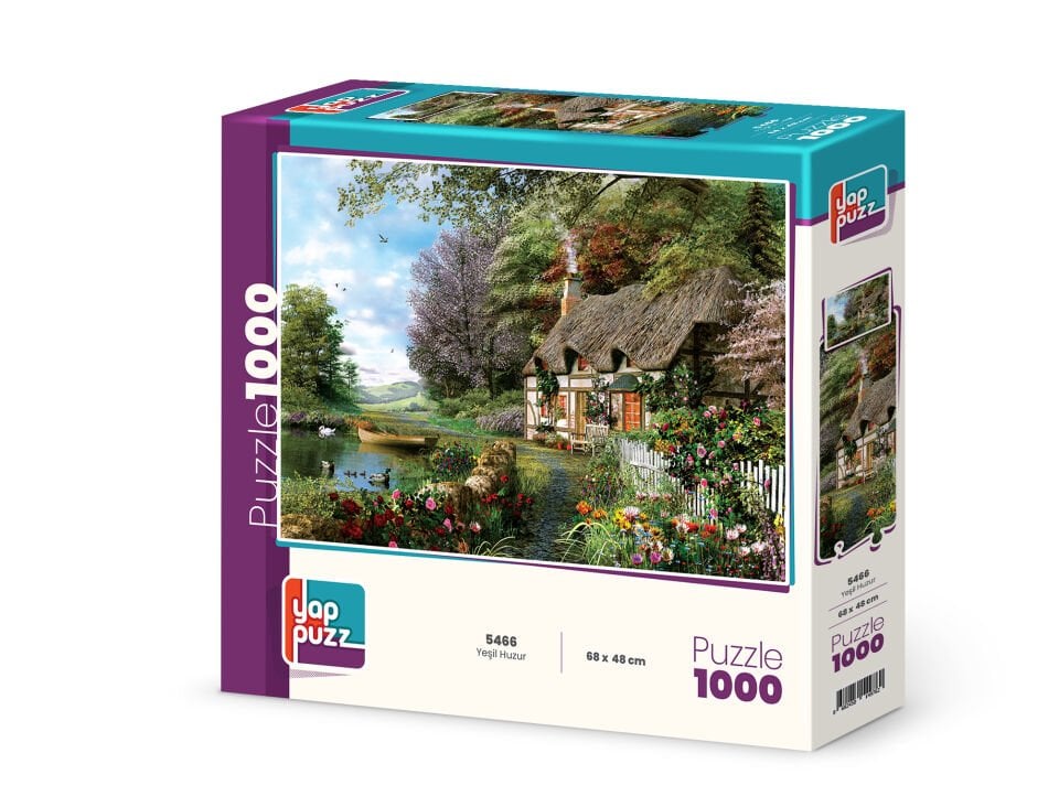 Yappuzz Yeşil Huzur  1000 Parça Puzzle