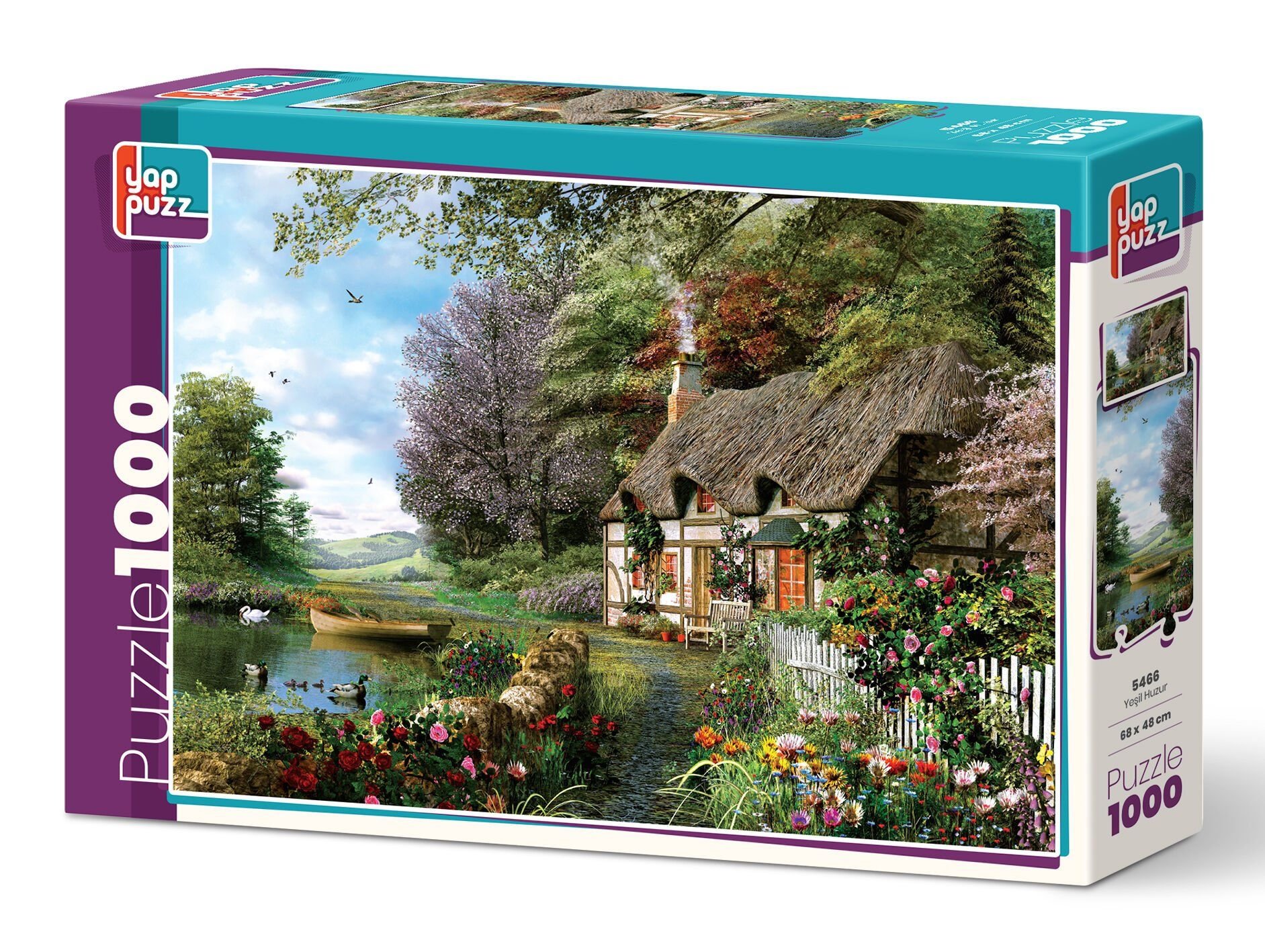 Yappuzz Yeşil Huzur  1000 Parça Puzzle