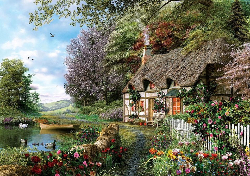 Yappuzz Yeşil Huzur  1000 Parça Puzzle
