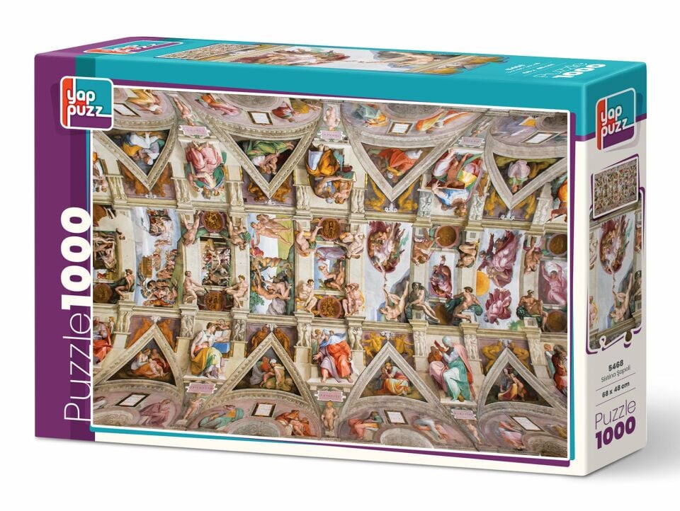 Yappuzz Sistina Şapeli 1000 Parça Puzzle