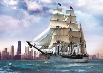 Trefl Puzzle Sailing Against Chicago 500 Parça Puzzle
