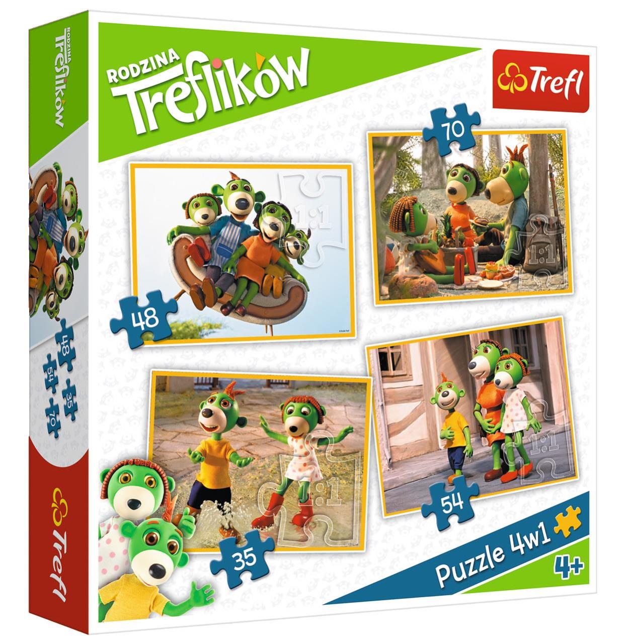 Trefl Puzzle Studio Trefl 4'lü 35+48+54+70 Parça Yapboz
