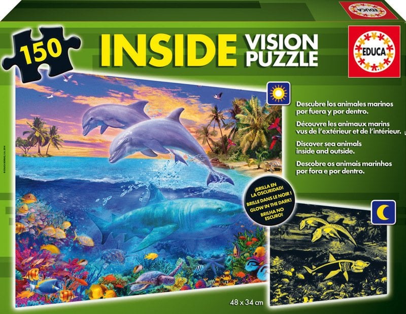 Educa Puzzle Underwater World 150 Parça Neon