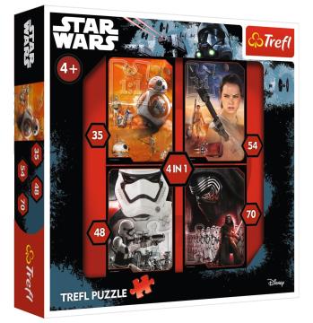 Trefl Puzzle Star Wars Episode VII 4'lü 35+48+54+70 Parça Yapboz