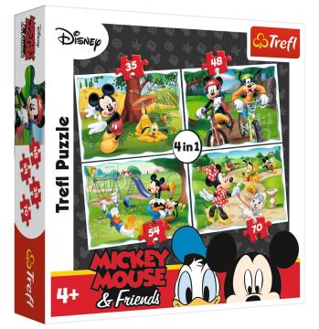 Trefl Puzzle Mickey Mouse & Friends 4'lü 35+48+54+70 Parça Yapboz