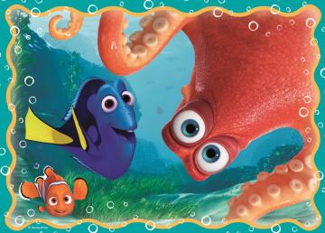 Trefl Puzzle Finding Dory Underwater 4'lü 35+48+54+70 Parça Yapboz