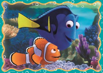 Trefl Puzzle Finding Dory Underwater 4'lü 35+48+54+70 Parça Yapboz