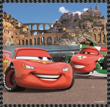 Trefl Puzzle Cars Travel Around Europe 3'lü 20+36+50 Parça Yapboz