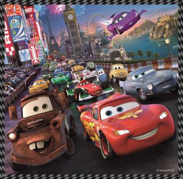 Trefl Puzzle Cars Travel Around Europe 3'lü 20+36+50 Parça Yapboz