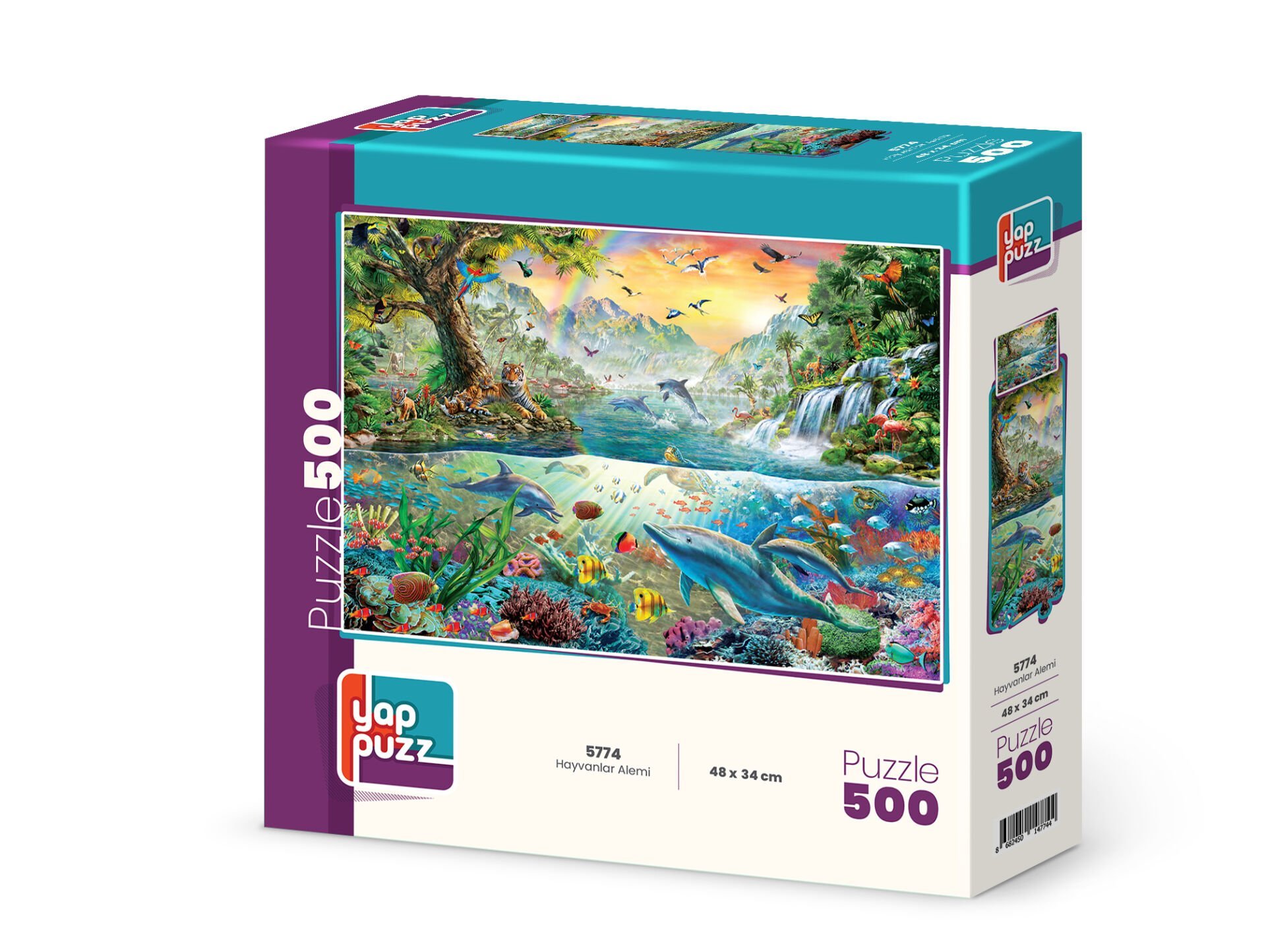 Yappuzz Hayvanlar Alemi 500 Parça Puzzle
