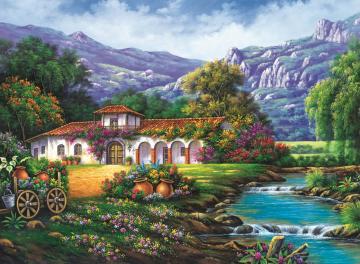 Trefl Puzzle Hacienda By The Stream 3000 Parça Puzzle