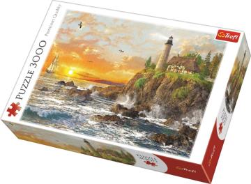 Trefl Puzzle Sunset By The Rocky Coast 3000 Parça Puzzle