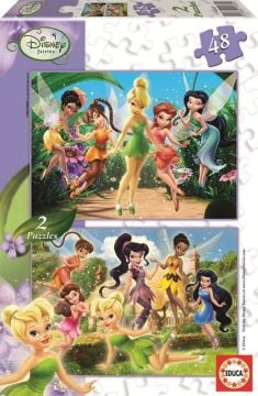 Educa Puzzle Fairies, Disney 2 X 48 Parça