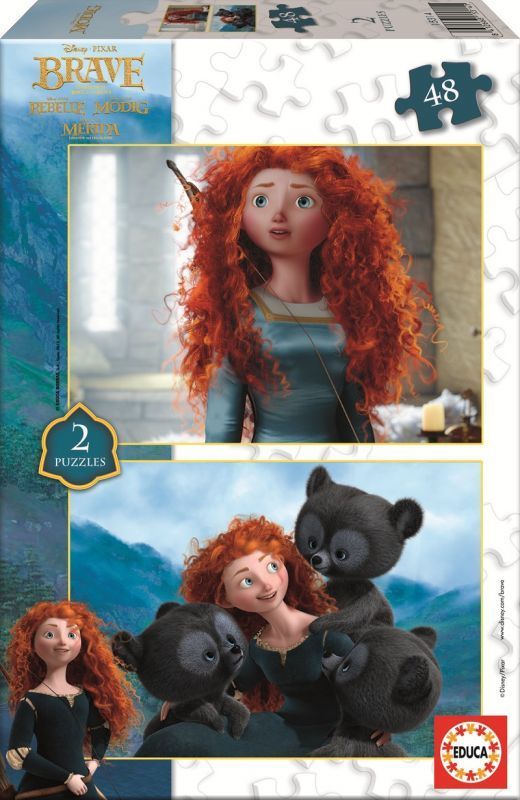 Educa Puzzle Brave, Disney 2 X 48 Parça