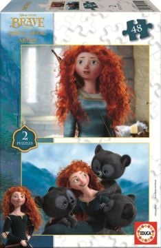 Educa Puzzle Brave, Disney 2 X 48 Parça