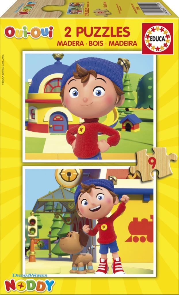 Educa Puzzle Noddy 2 X 9 Parça Ahşap Puzzle