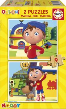 Educa Puzzle Noddy 2 X 9 Parça Ahşap Puzzle