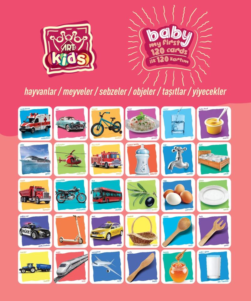 Art Kids Baby İlk Eğitici Kartlarım