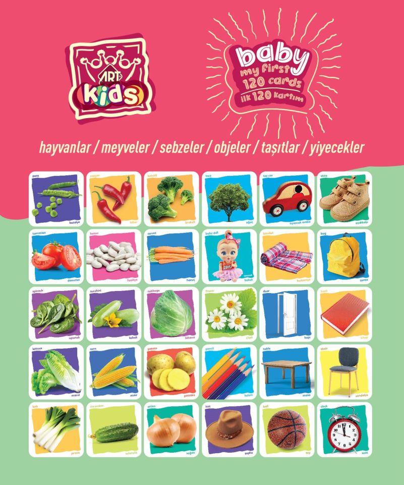 Art Kids Baby İlk Eğitici Kartlarım