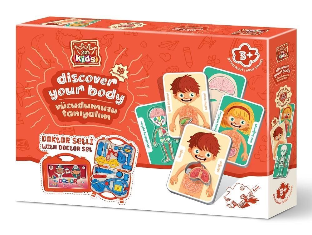 Art Kids Vücudumuzu Tanıyalım Doktor Setli Puzzle