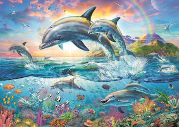 Trefl Puzzle Happy Dolphins 2000 Parça Puzzle