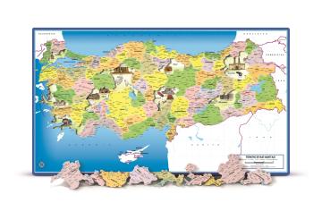 Art Puzzle Türkiye Siyasi Haritası 81 Parça Frame Puzzle